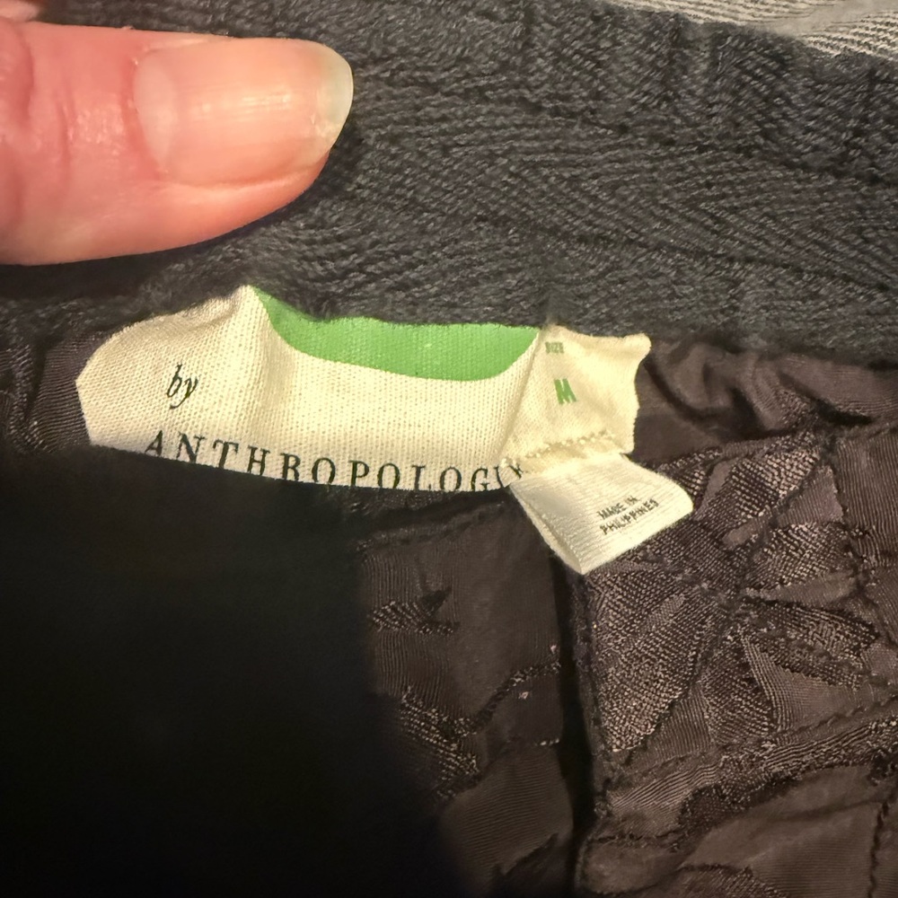 Anthropologie Floral Jacquard Joggers size M NWT - Picture 7 of 8
